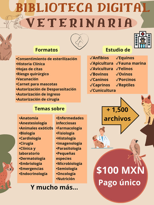 Biblioteca digital de Veterinaria